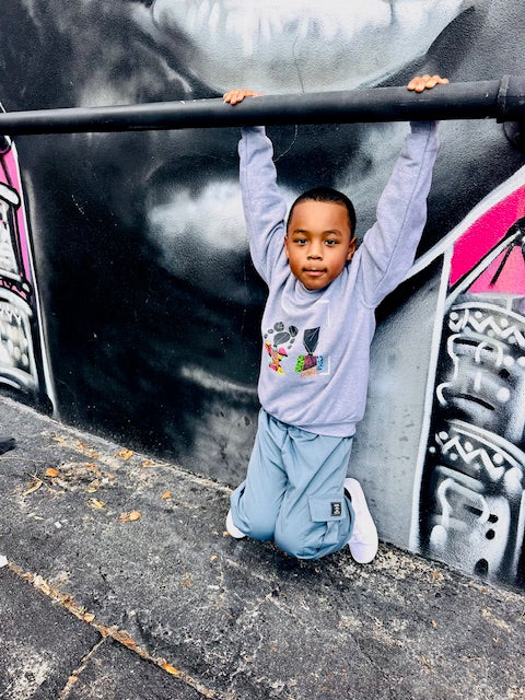 They Are The Future. Youth crewneck sweatshirt