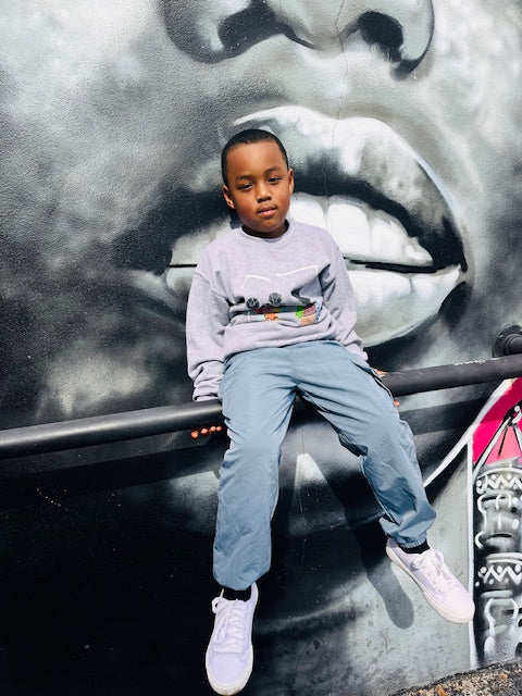 They Are The Future. Youth crewneck sweatshirt