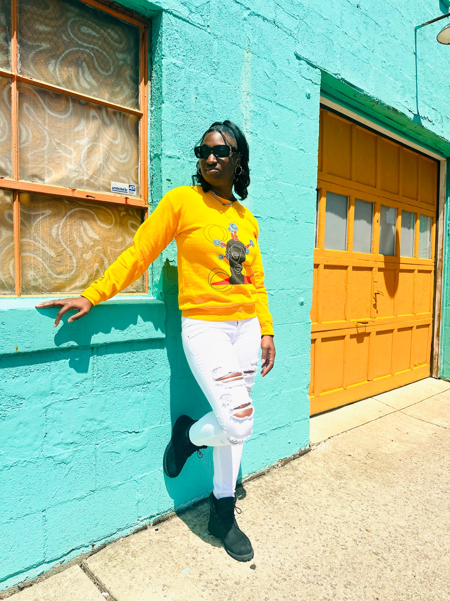 Madam Blue Redux Unisex Sweatshirt