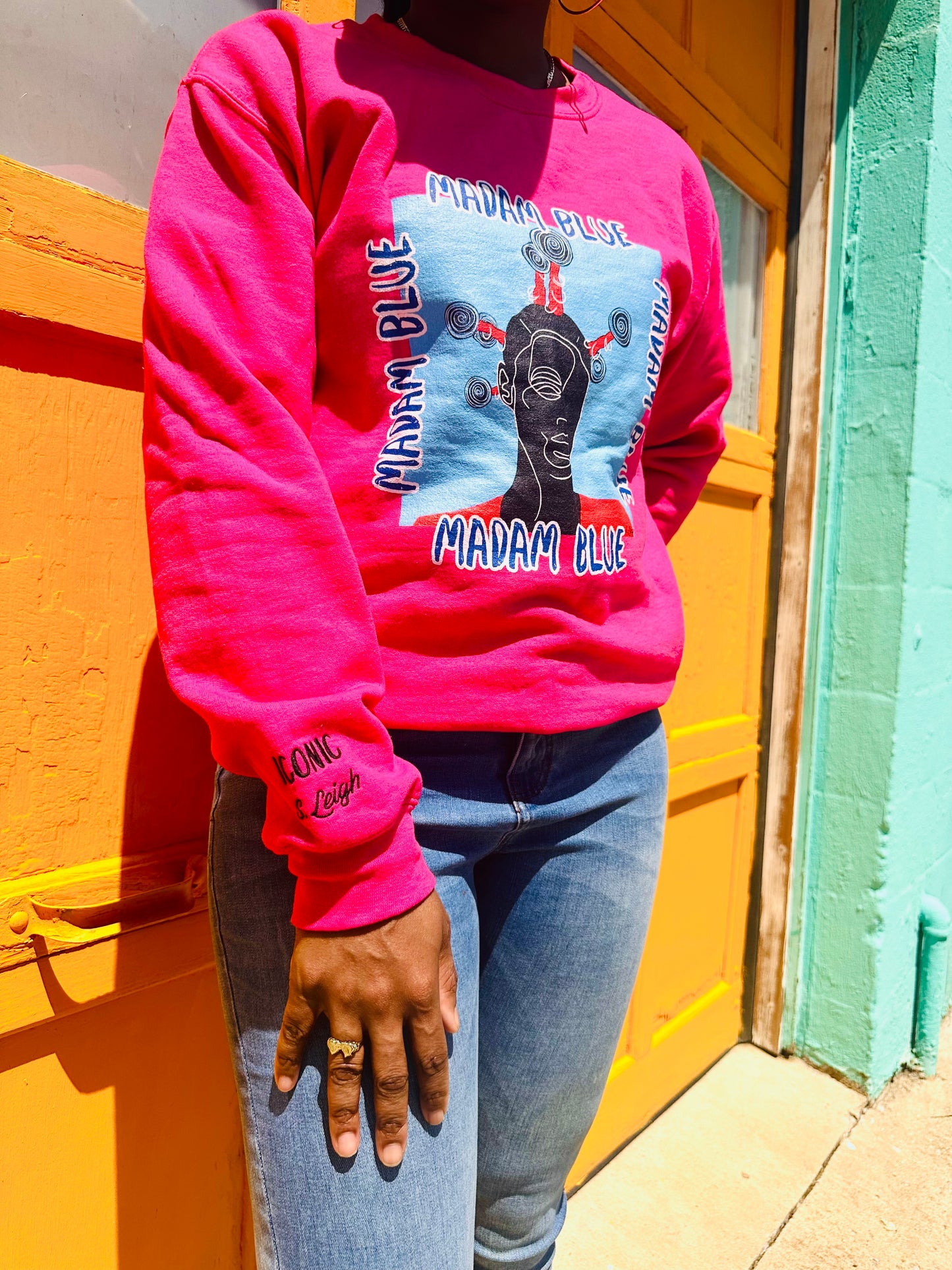 Madam Blue Unisex Sweatshirt