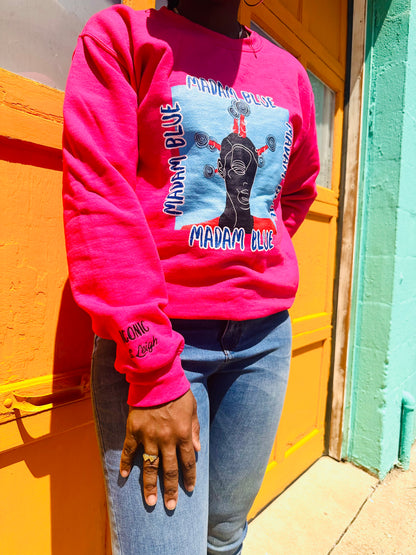 Madam Blue Unisex Sweatshirt